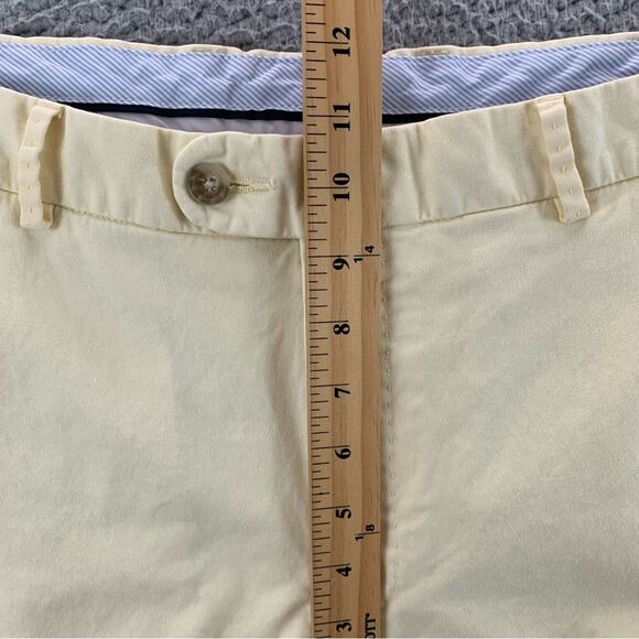 Peter Millar Men's Soft Touch Twill Flat Front Chino Pants Chamois  -  Size:  35 - Picture 9 of 15